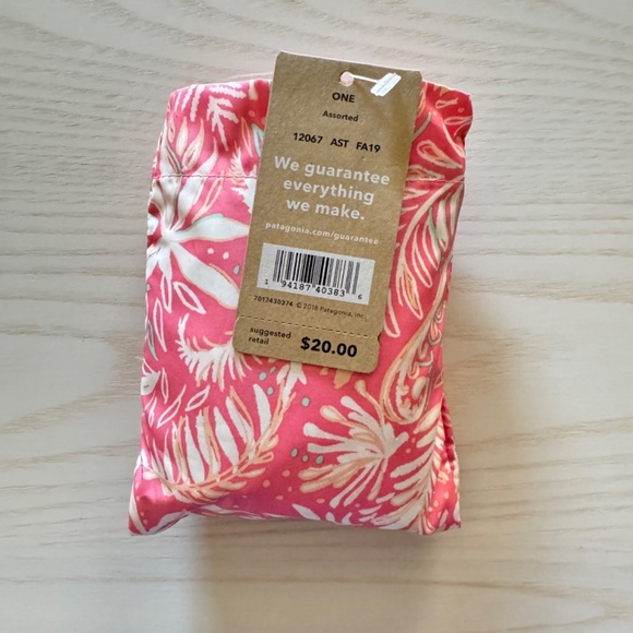 New Patagonia Shopper Tote Bag Upcycled Packable Foldable with Tags - Picture 5 of 6